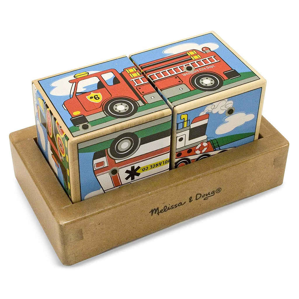 Melissa And Doug Vehicle Wooden Sound Blocks - Radar Toys