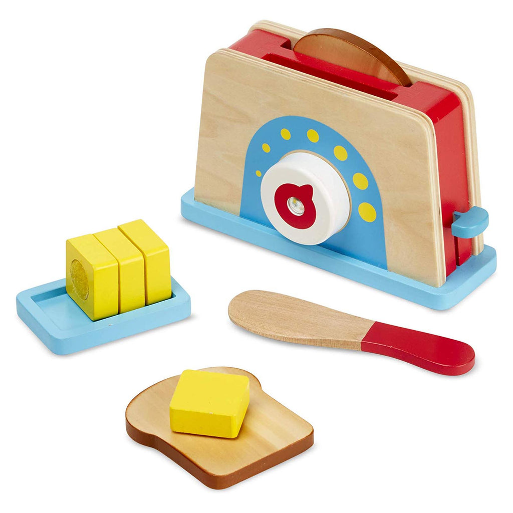Melissa And Doug Wooden Bread And Butter Toast Set - Radar Toys