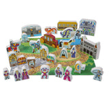 Melissa And Doug Wooden Castle 32 Piece Play Set - Radar Toys