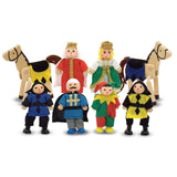 Melissa And Doug Wooden Castle Figure Set - Radar Toys