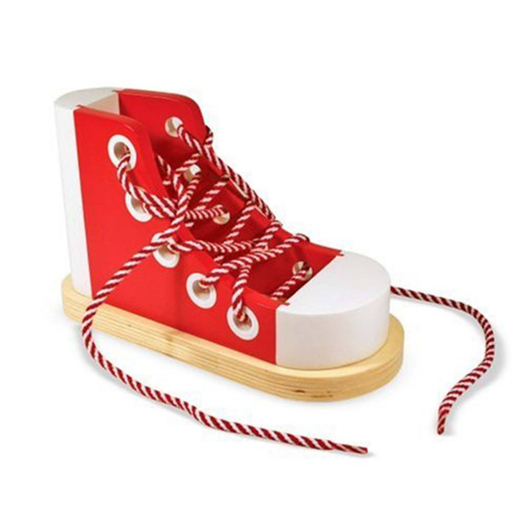 Melissa And Doug Wooden Lacing Shoe - Radar Toys