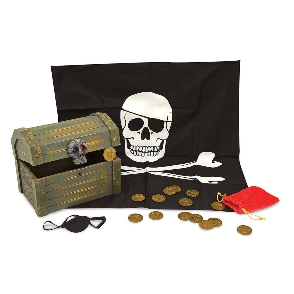 Melissa And Doug Wooden Pirate Chest