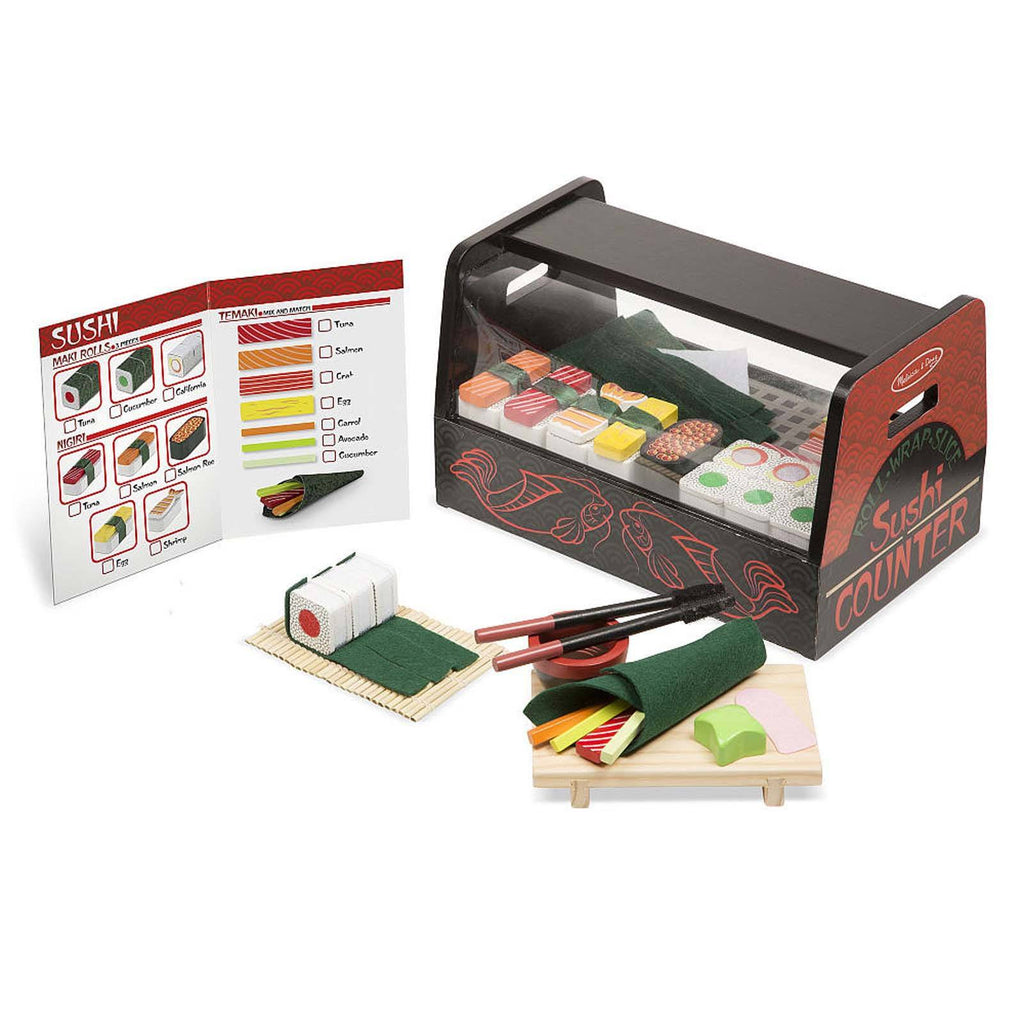 Melissa And Doug Wooden Sushi Counter
