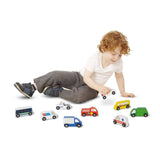 Melissa And Doug Wooden Town Vehicles Play Set - Radar Toys