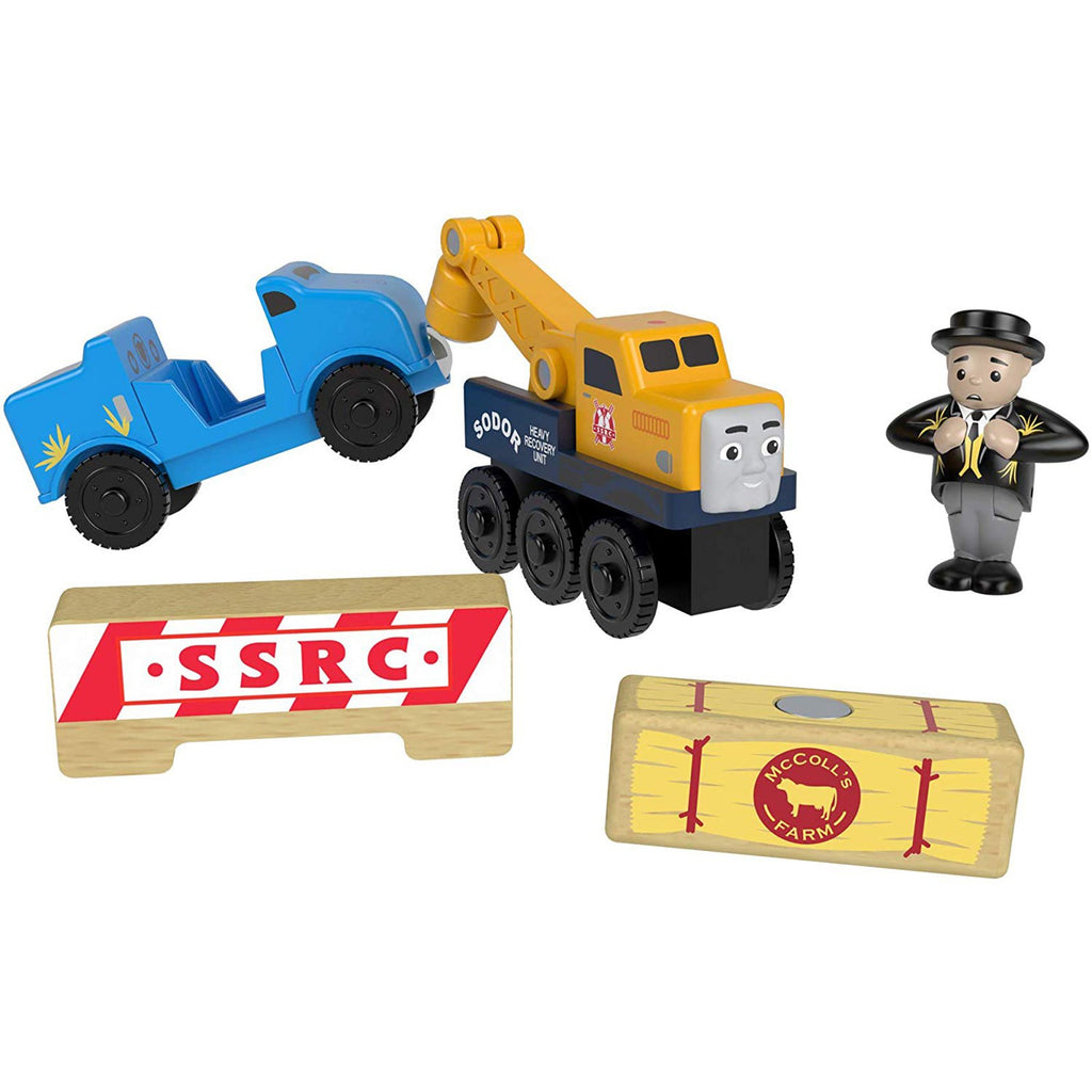 Thomas And Friends Wood Butch's Road Rescue Train Set