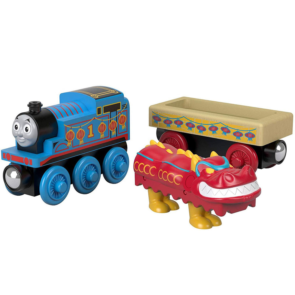 Thomas And Friends Wood Thomas And Chinese Dragon Train Set
