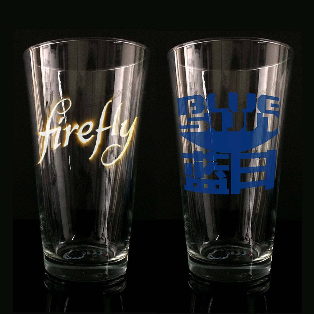 Firefly Glassware 1 Set of 2 16 oz Pint Glasses