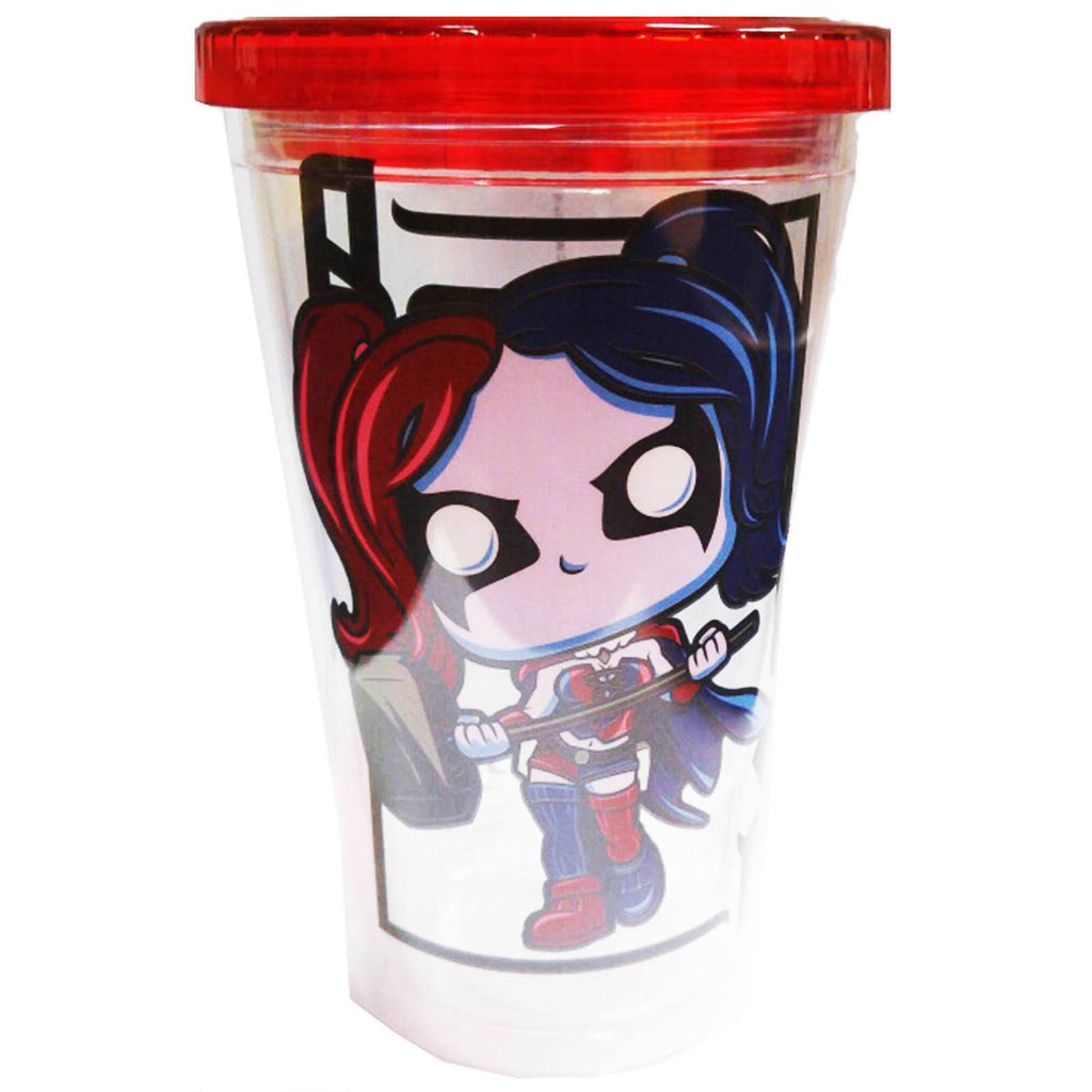 Funko DC Comics Harley Quinn 16 oz. Acrylic Travel Cup