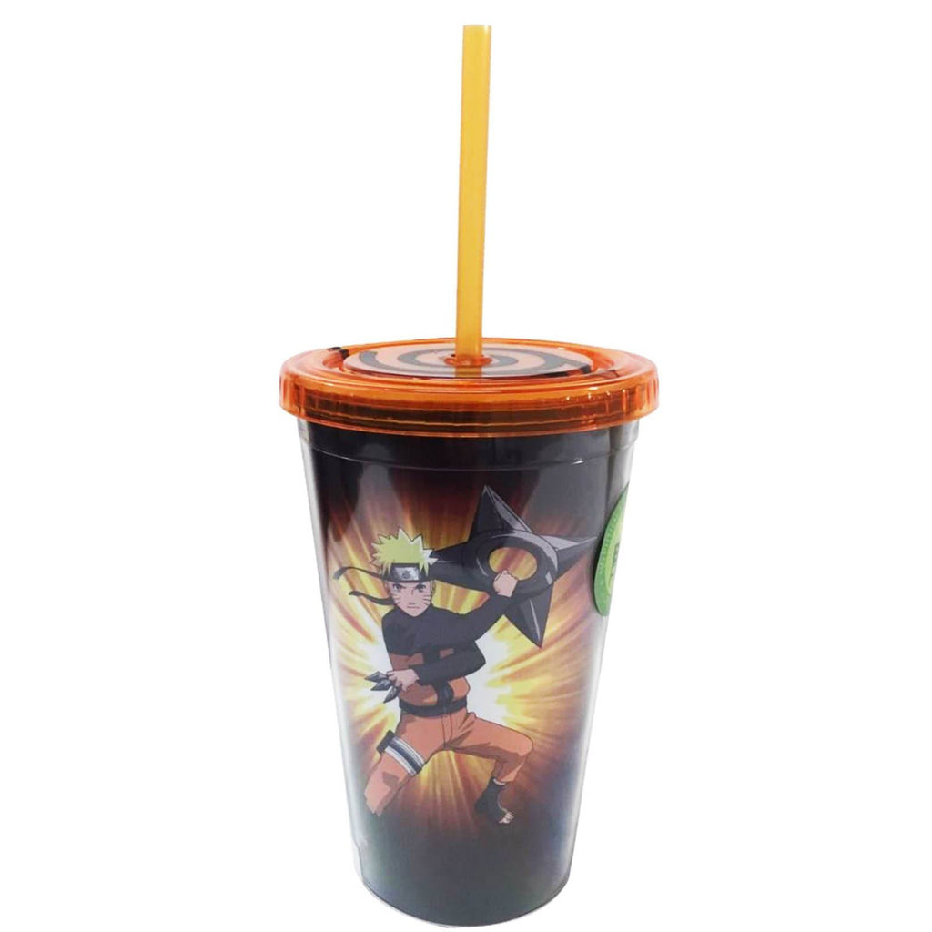 Naruto Leaf Symbol Print 18 oz. Travel Cup - Radar Toys