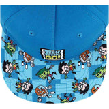 Bioworld Teen Titans Go! Blue Youth Snapback Hat - Radar Toys