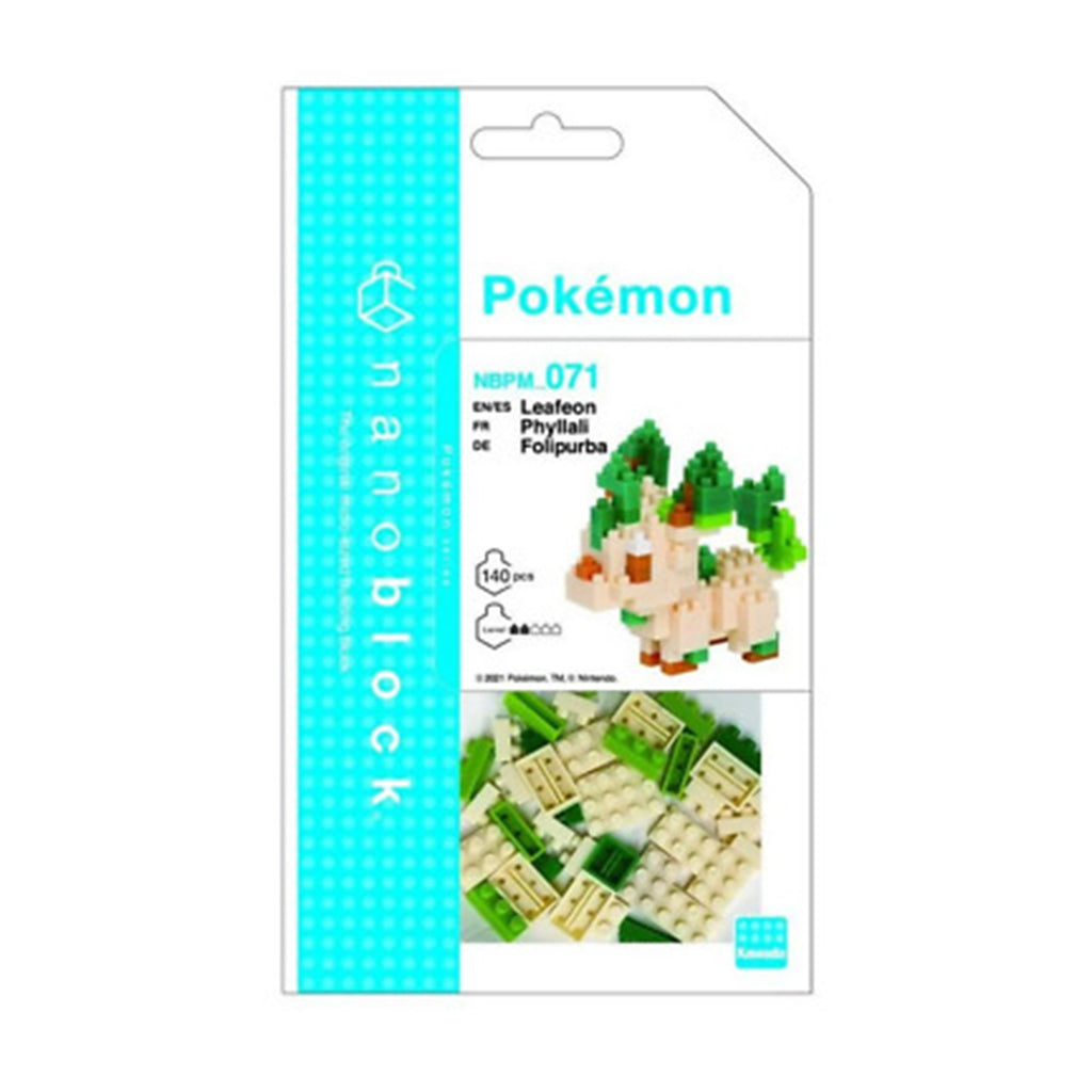Nanoblock Pokemon Leafton Building Set - Radar Toys