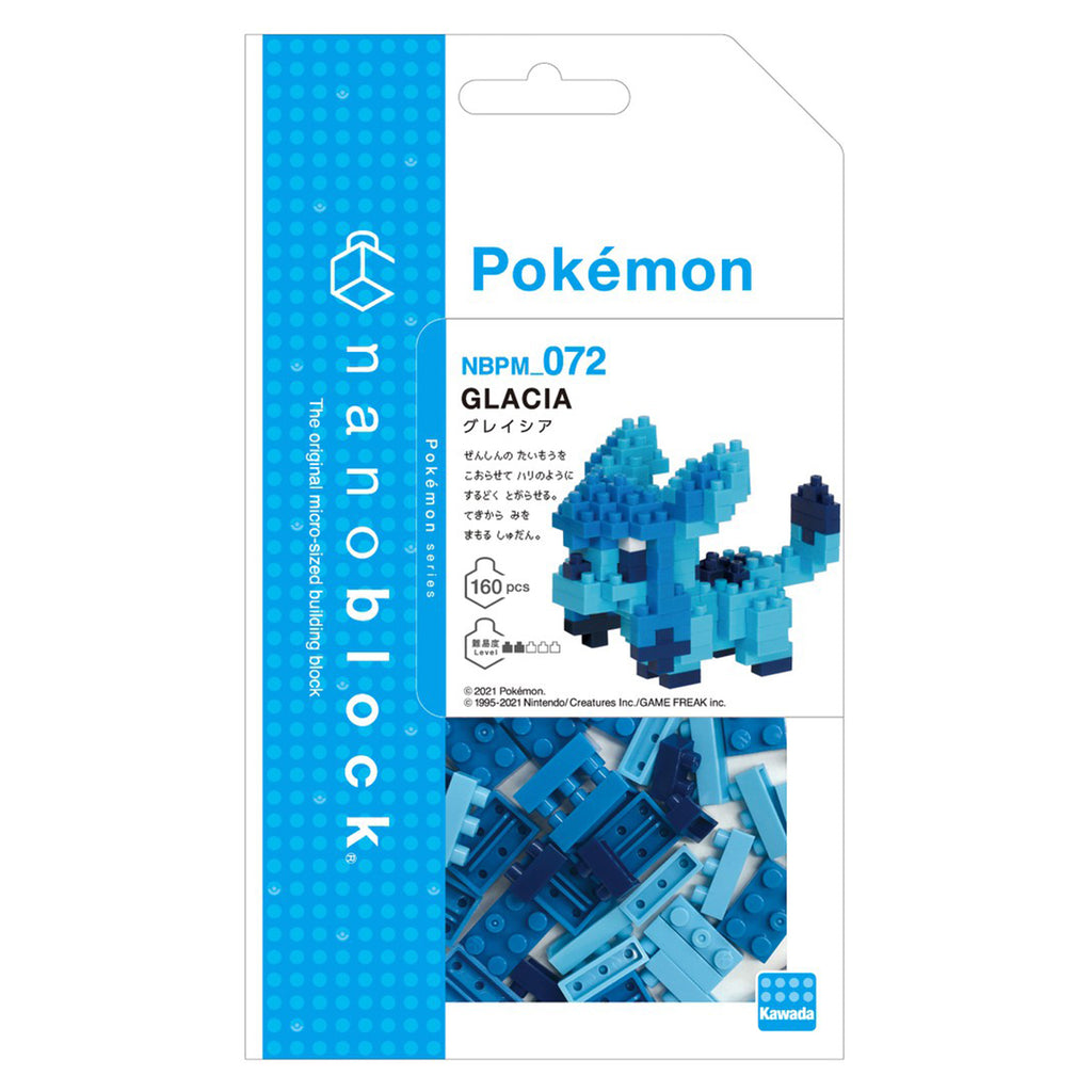 Nanoblock Pokemon Glaceon Building Set - Radar Toys