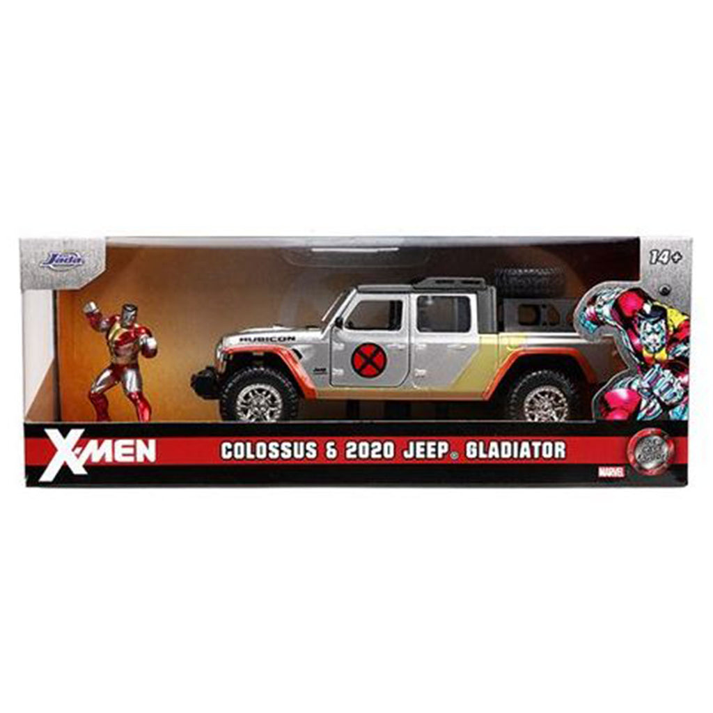 Jada Toys Marvel X-Men Colossus 2020 Jeep Gladiator Diecast Set