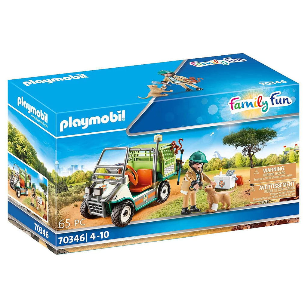 Playmobil Family Fun Zoo Vet With Medical Cart 70346 - Radar Toys