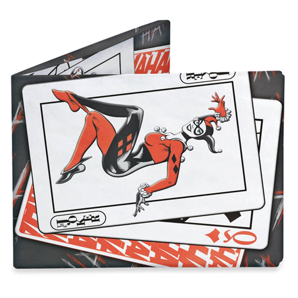 Dynomighty DC Comics Harley Quinn Poker Card Bi-Fold Mighty Wallet