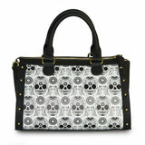 Loungefly Black & White Sugar Skull Duffel Bag Purse - Radar Toys