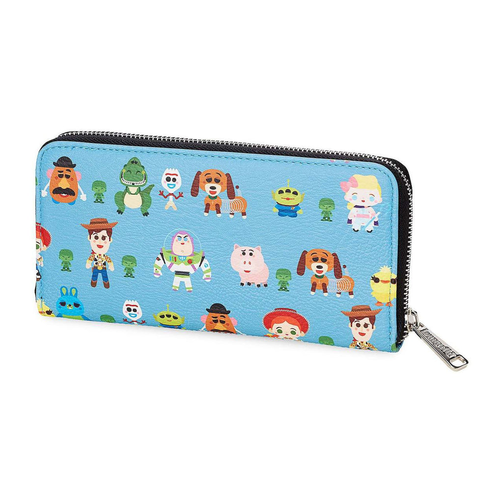 Loungefly Disney Toy Story 4 Chibi All Over Print Zip Around Wallet