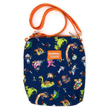 Loungefly Nickelodeon Retro Characters All Over Print Passport Bag Purse - Radar Toys