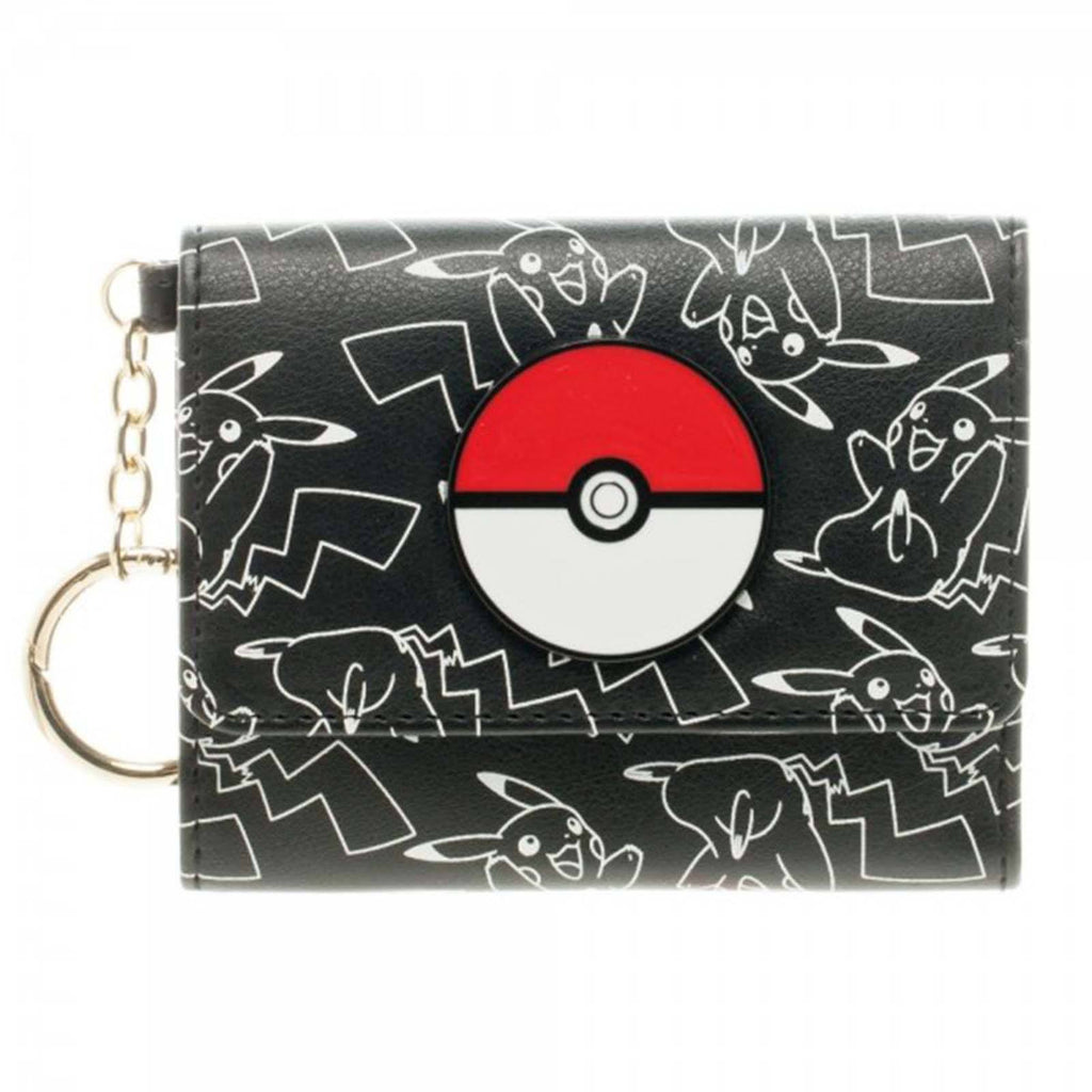 Pokemon Poke Ball Pikachu Tri-Fold Wallet
