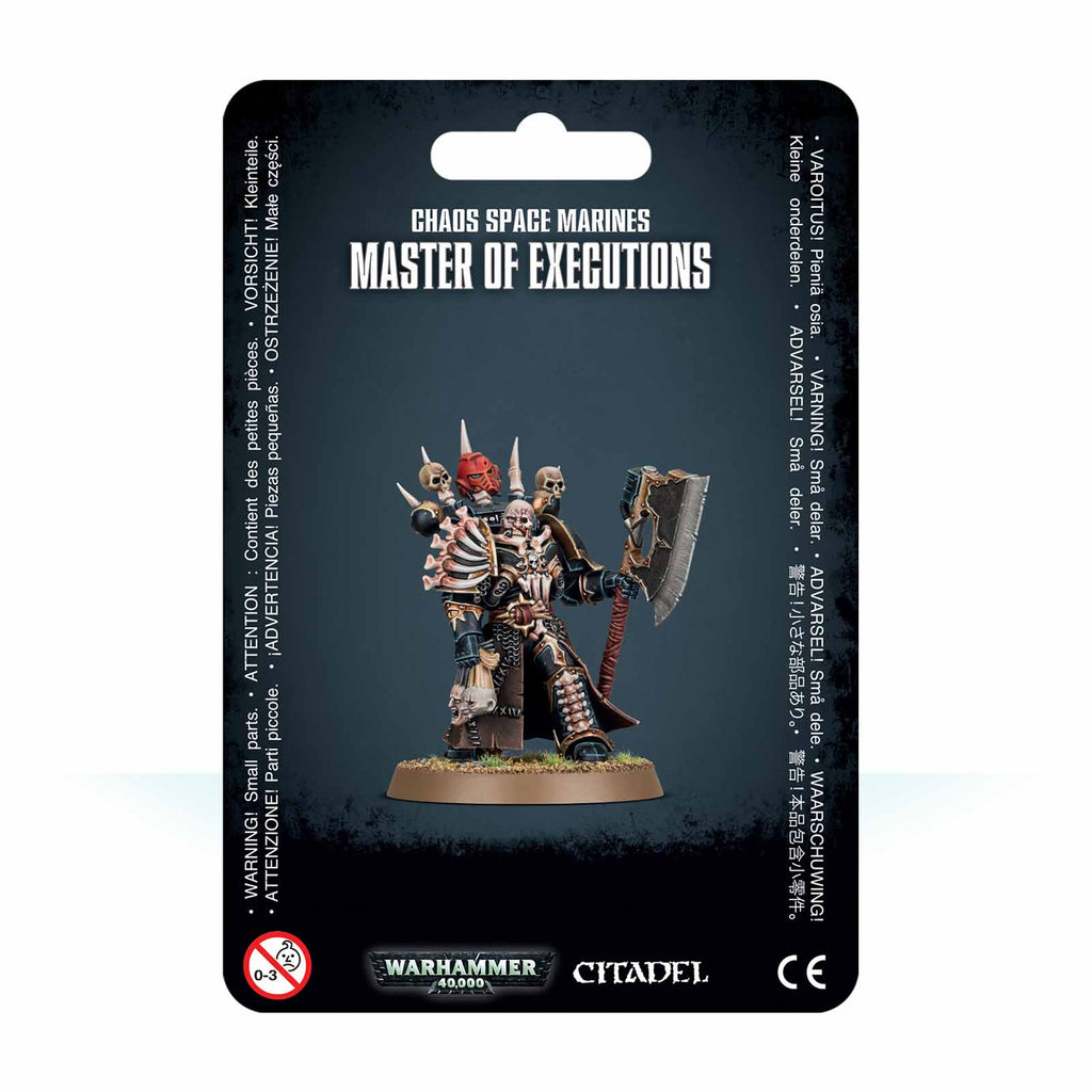 Warhammer 40,000 Chaos Space Marines Master Of Executions Set - Radar Toys