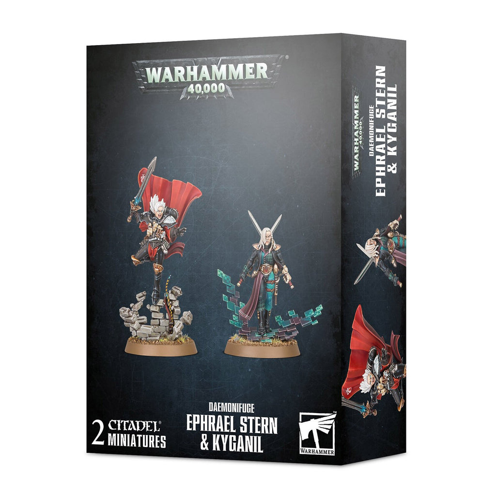 Warhammer 40,000 Daemonifuge Ephrael Stern And Kyganil Set - Radar Toys