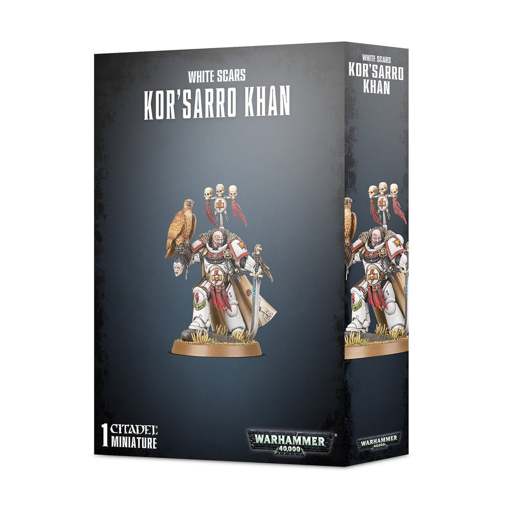 Warhammer 40,000 White Scars Kor'Sarro Khan Set - Radar Toys