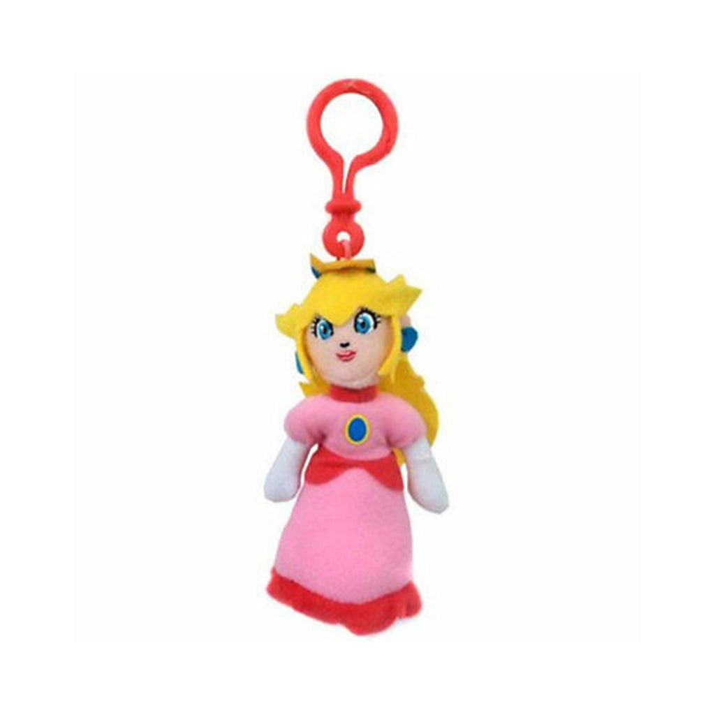 Super Mario World Of Nintendo Princess Peach Clip On Plush Figure - Radar Toys