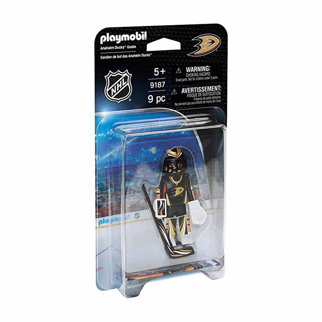 Playmobil NHL Anaheim Ducks Goalie Player Figure - Radar Toys