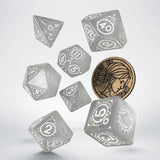 Q-Workshop The Witcher Ciri The Lady Of Space And Time 7 Piece Dice Set With Coin - Radar Toys