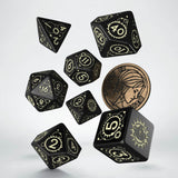 Q-Workshop The Witcher Ciri The Zireael 7 Piece Dice Set With Coin - Radar Toys