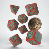 Q-Workshop The Witcher Triss Merigold The Fearless 7 Piece Dice Set With Coin - Radar Toys