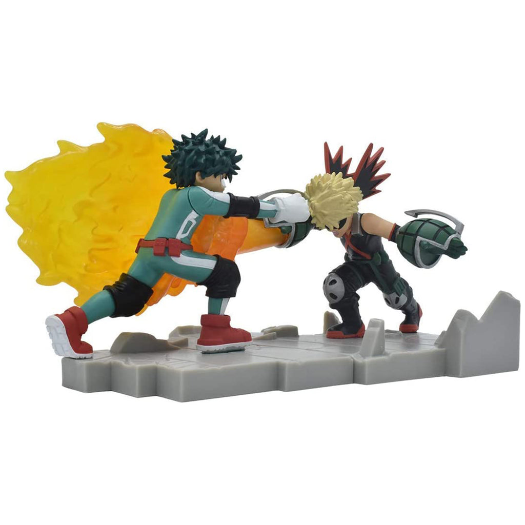 My Hero Academia Mega Craftable Deku VS Bakugo Set