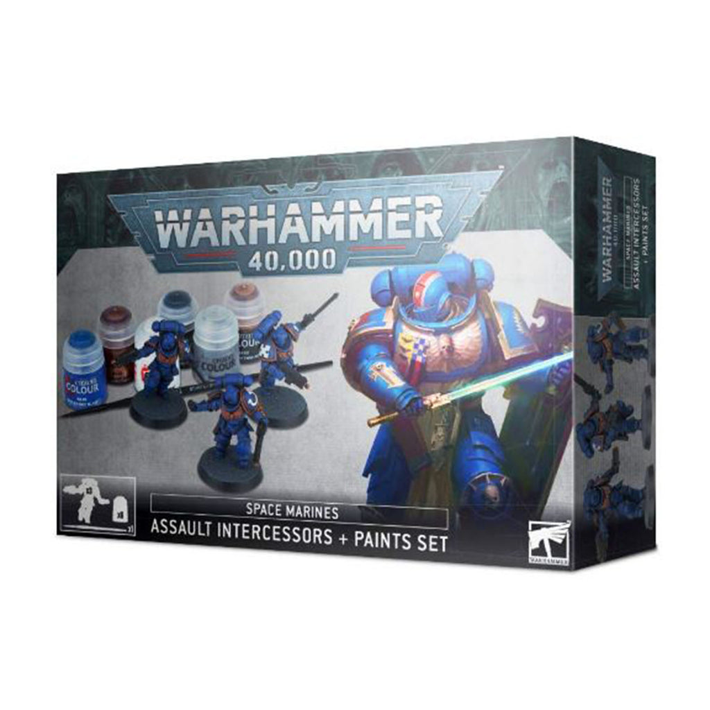 Warhammer 40,000 Space Marine Assault Intercessors Paint Set - Radar Toys