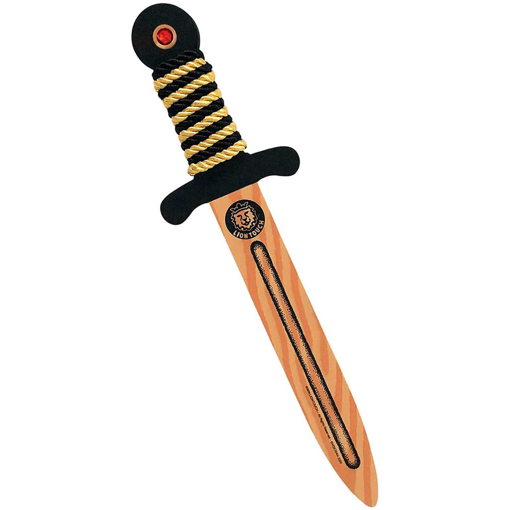 Liontouch Medium Black Gold Woodylion Soft Sword - Radar Toys