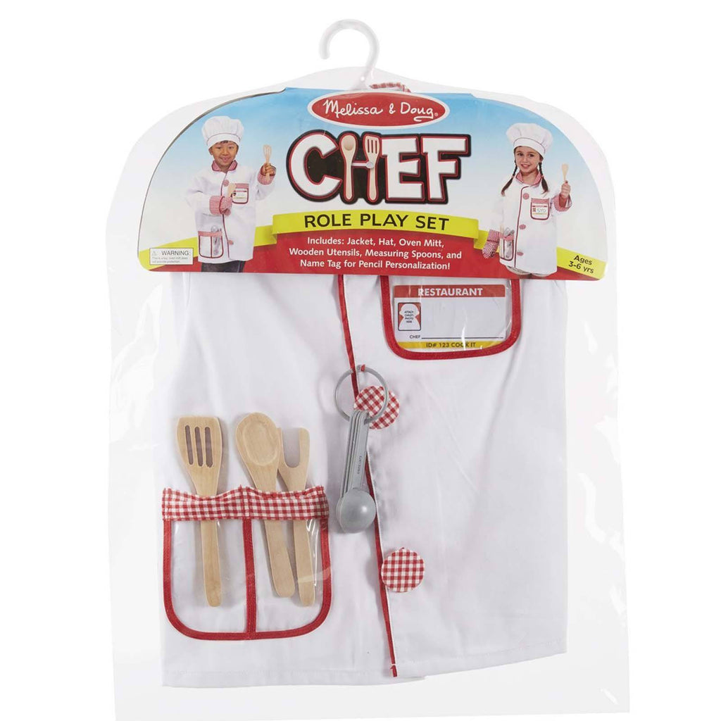 Melissa And Doug Chef Role Play Costume Set