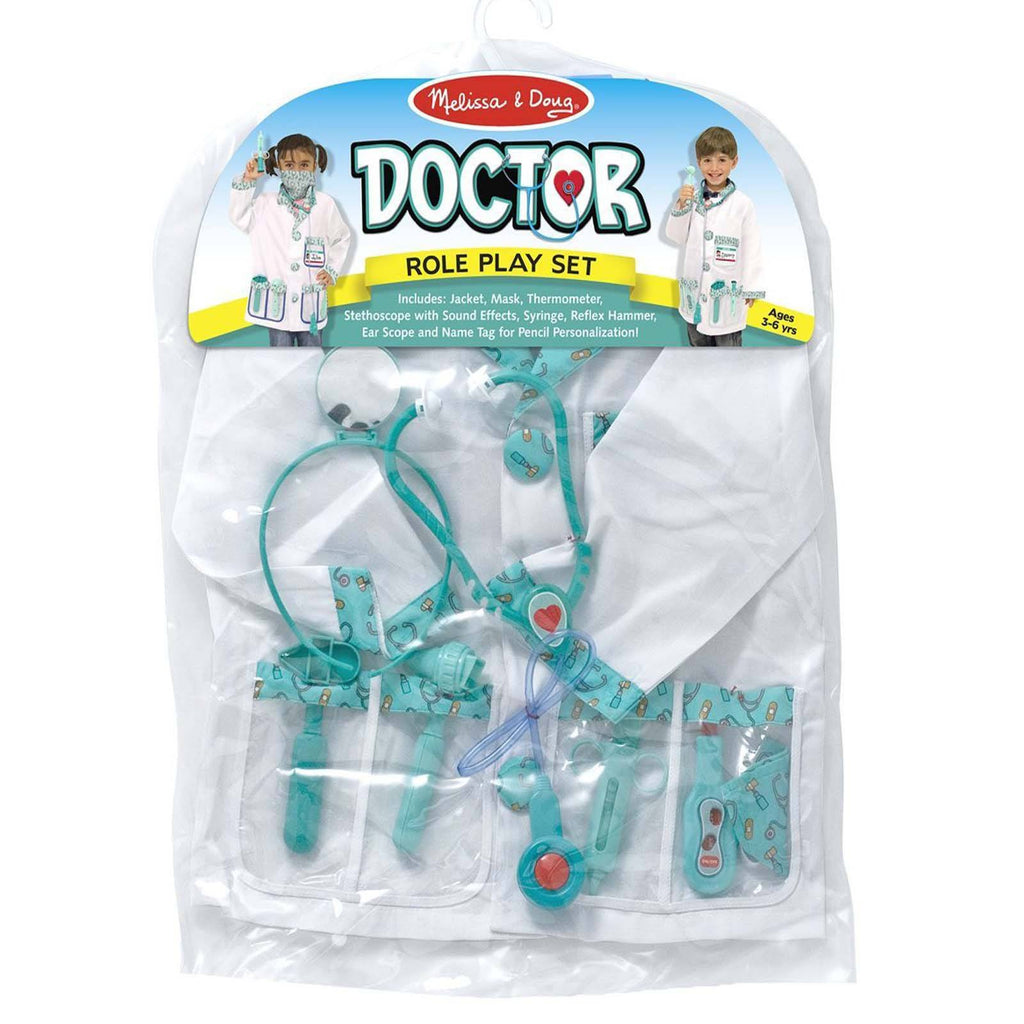 Melissa And Doug Doctor Role Play Costume Set - Radar Toys