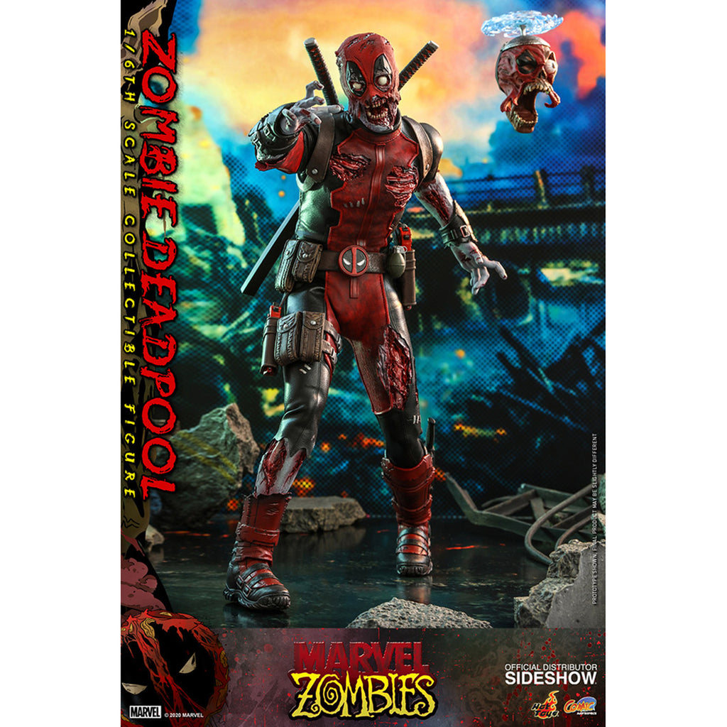 Hot Toys Marvel Zombies Movie Masterpeice Zombie Deadpool Figure